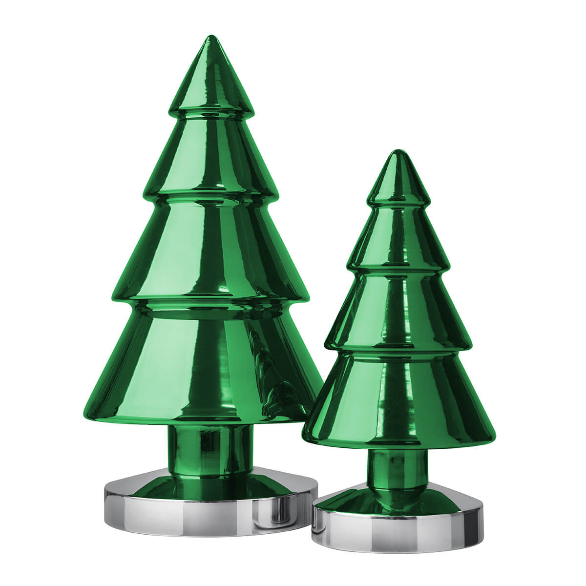 Sompex Winterlight LED Dekoleuchte, 2er-Set, grün (ausgeschaltet)