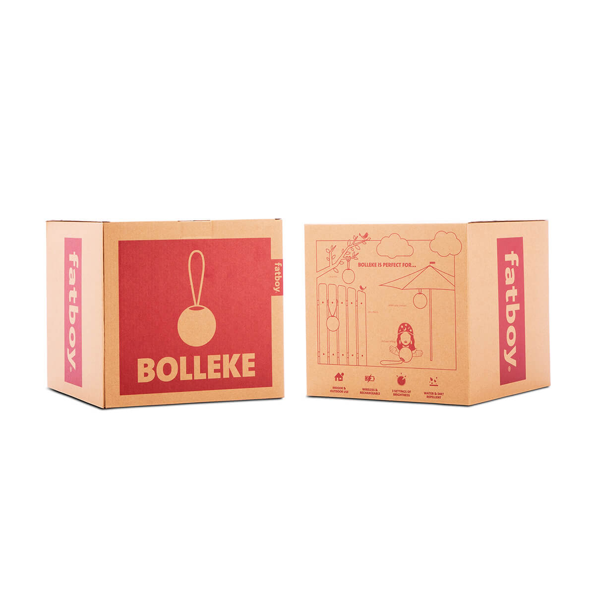 Fatboy Bolleke LED Akku-Pendelleuchte, Verpackung