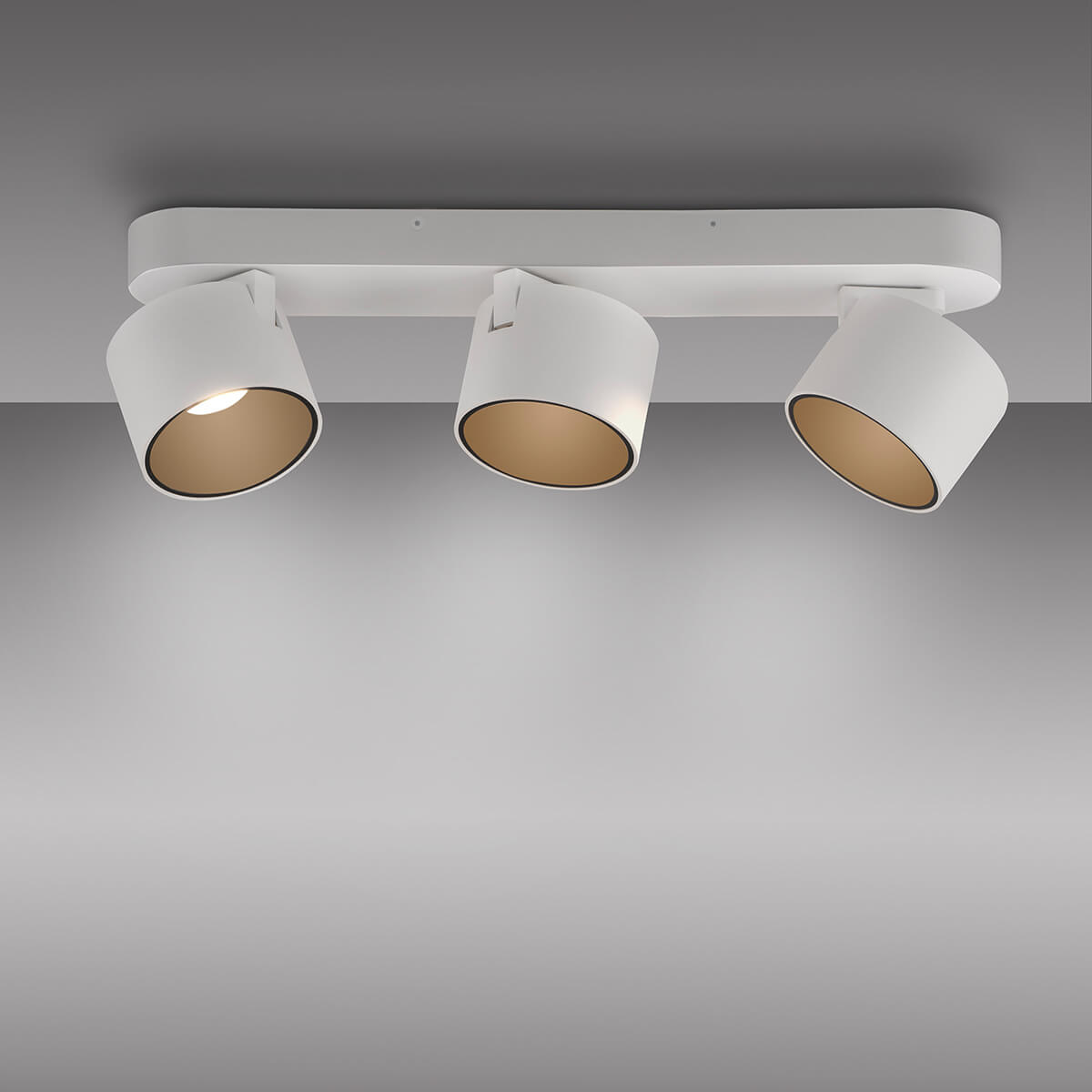 PURE Cup LED Deckenleuchte, 3-flg.