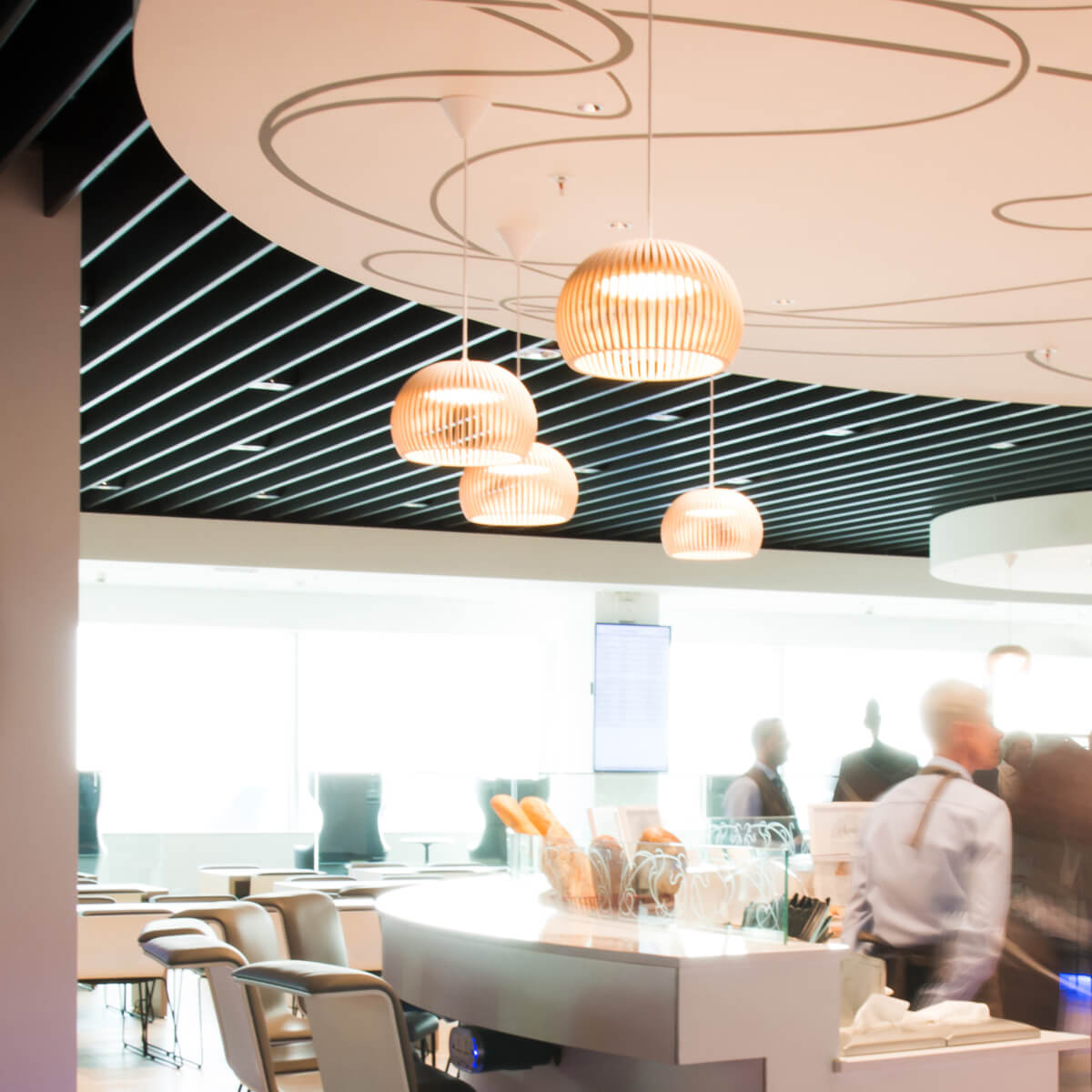 Secto Design Atto 5000 Pendelleuchte, Birke natur, Kabel: weiß