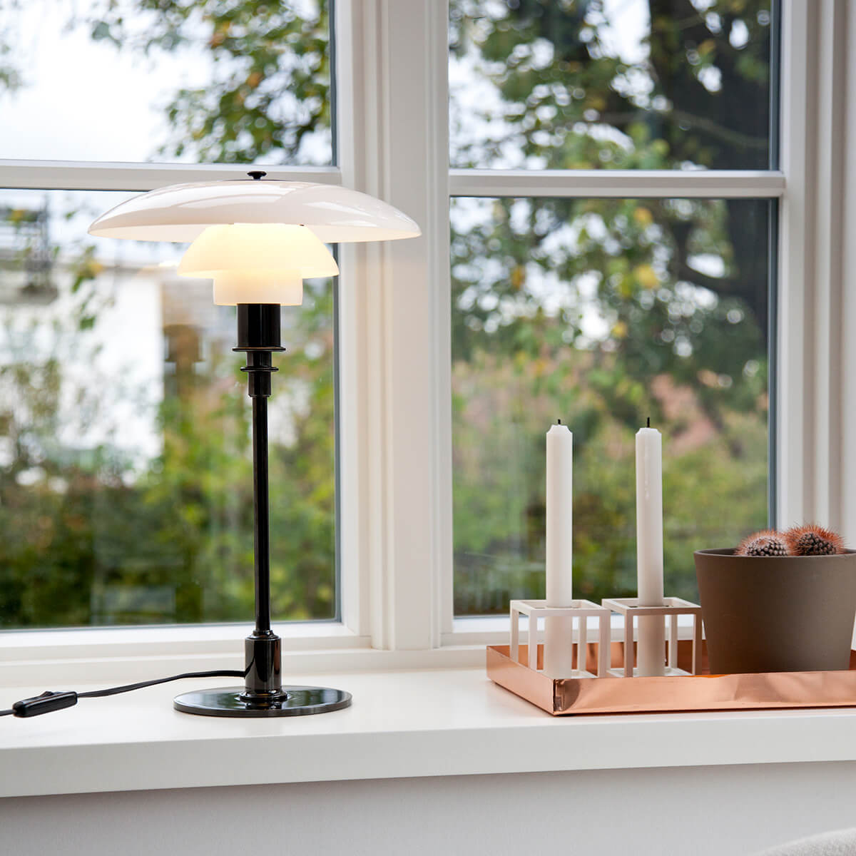 Louis Poulsen PH 3/2 Tischleuchte, schwarz metallisiert