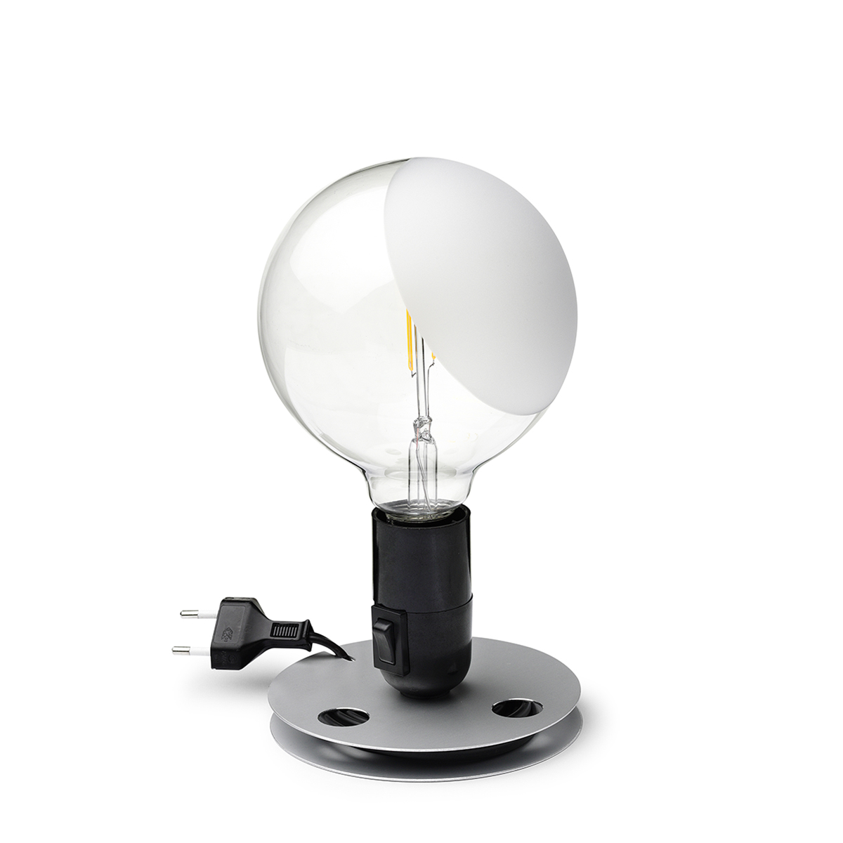 Flos Lampadina Tischleuchte, schwarz (©Piero Fasanotto)