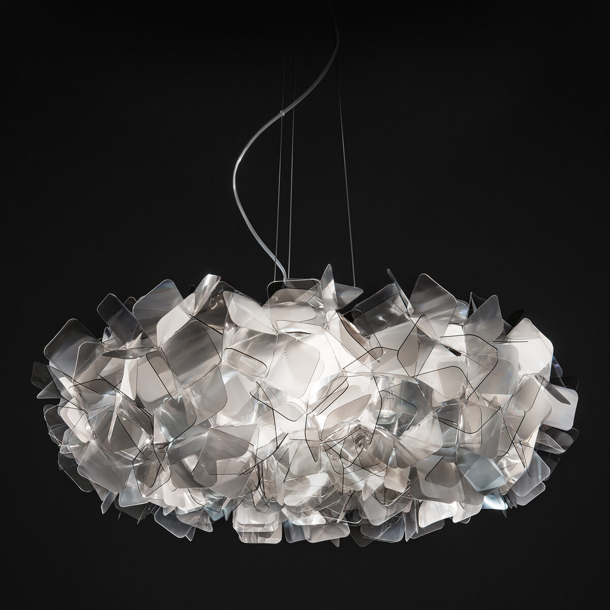 Slamp Clizia Suspension Large, fumé (grau)