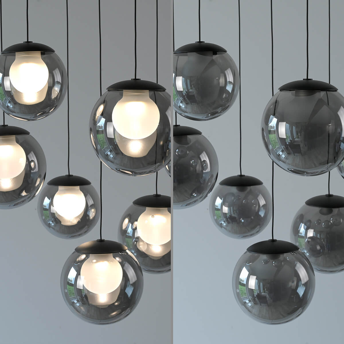 PURE Popup LED Pendelleuchte mit CCT