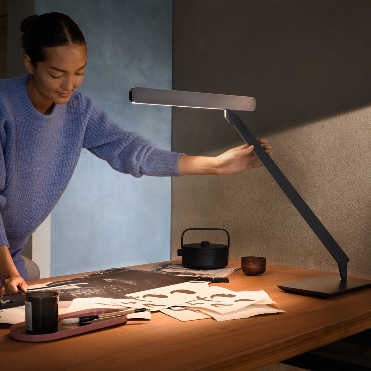 Taglio tavolo air LED Tischleuchte