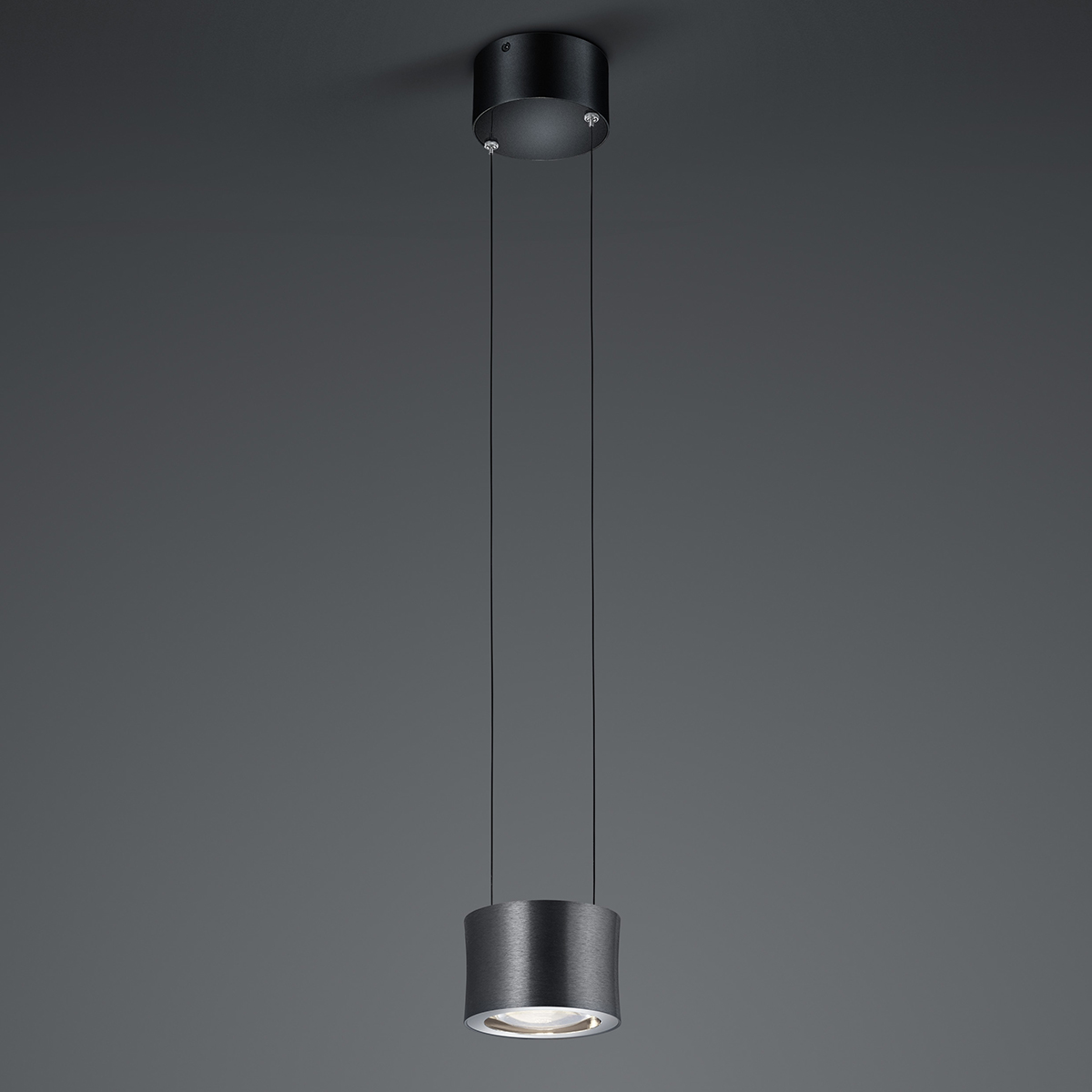 Bankamp Impulse LED Pendelleuchte, anthrazit matt eloxiert