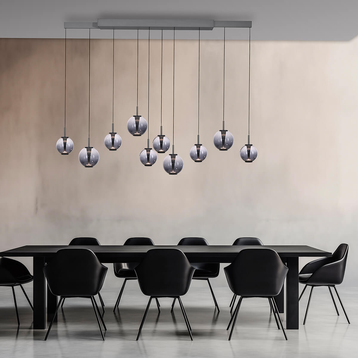 PURE E-Infinity Pendelleuchte mit e-SLIDE und CCT
