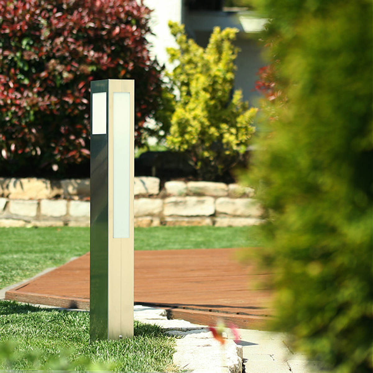 CMD Leuchten 24/66 Stehleuchte, Edelstahl