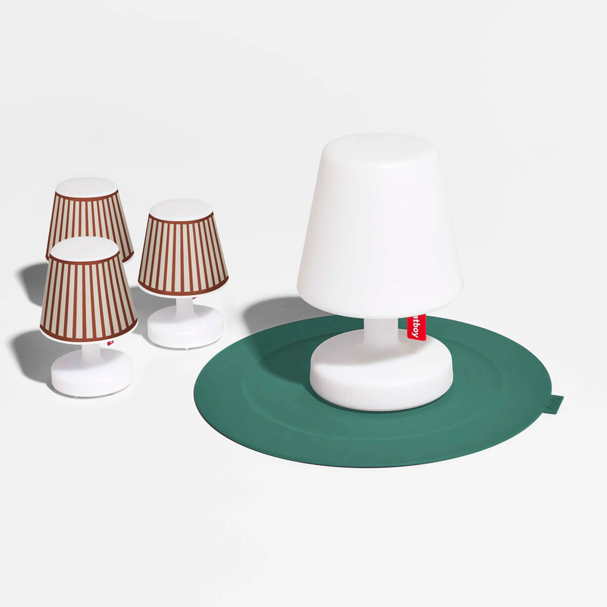 Mini Cappie Stripe-a-Pose-Terracotta, 3er-Set, für Edison the Mini