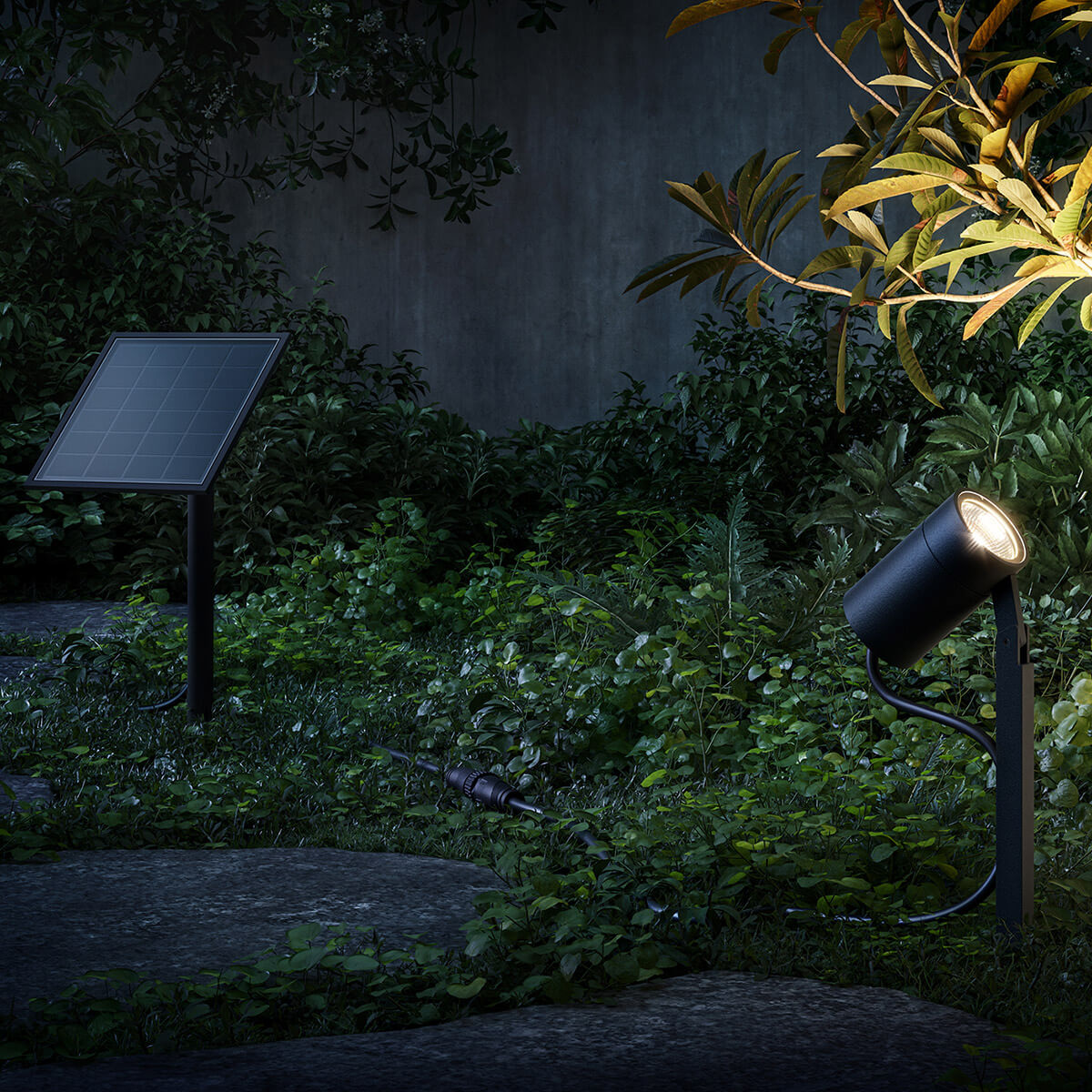 Piek mini solar LED Solarleuchte mit Erdspieß