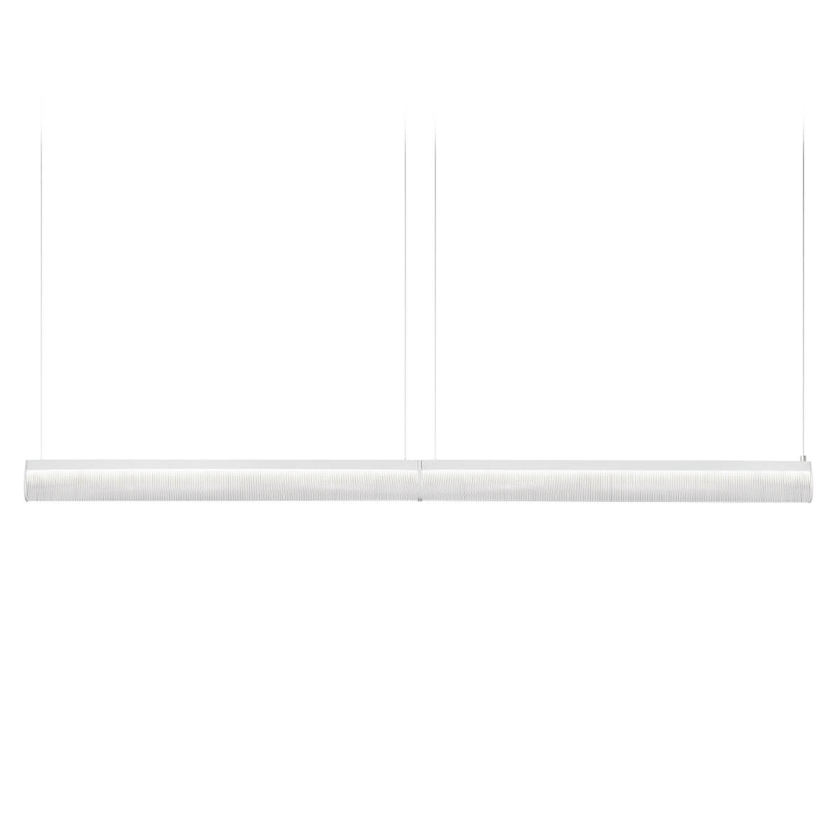 Slamp Modula Double LED Suspension, hellgrau / Crystal