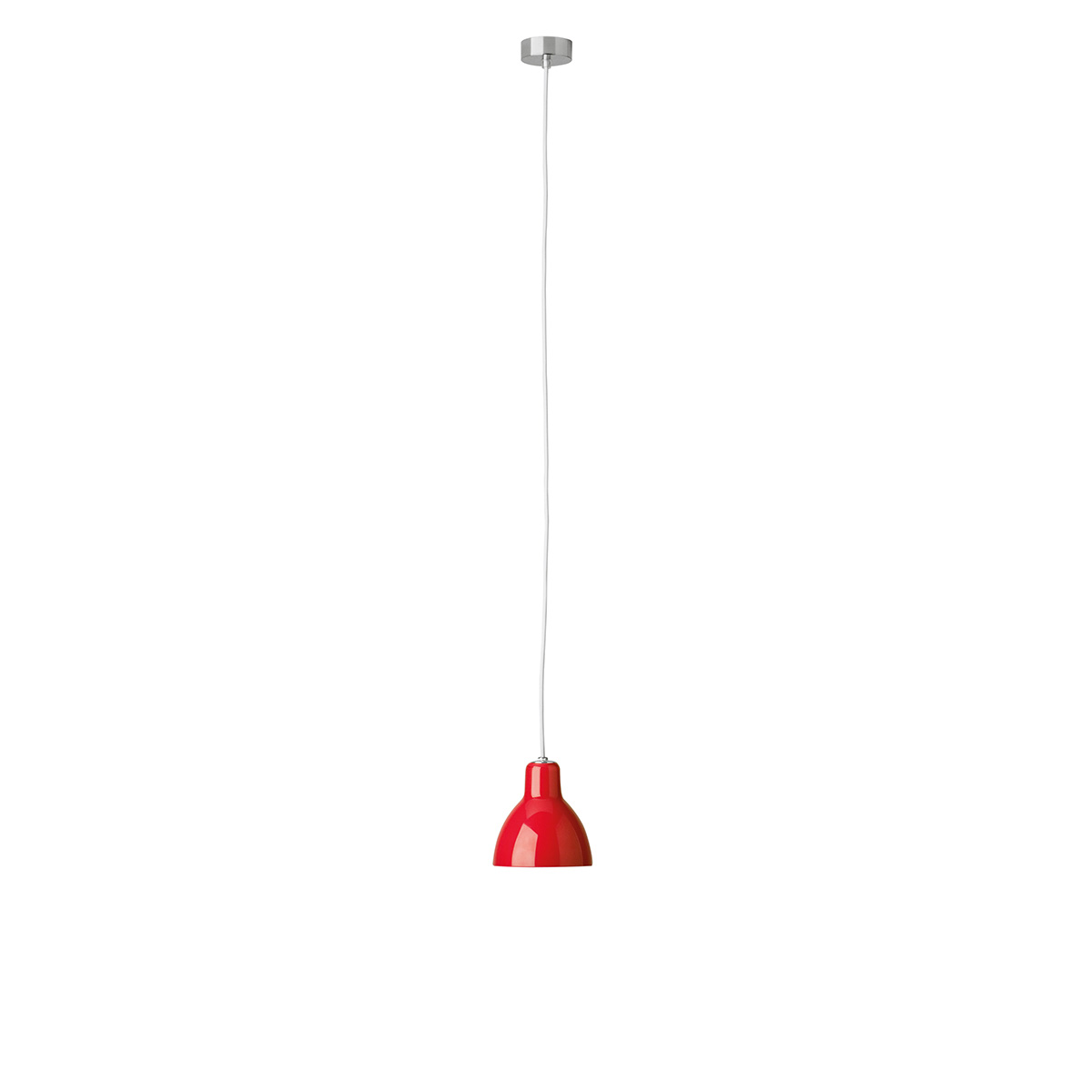 Rotaliana Luxy H5 Pendelleuchte, Kabel: weiß, Schirm: gelb glänzend