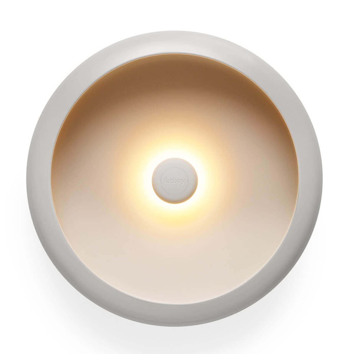 Fatboy Oloha Large LED Akkuleuchte & Schale Light grey (hellgrau)