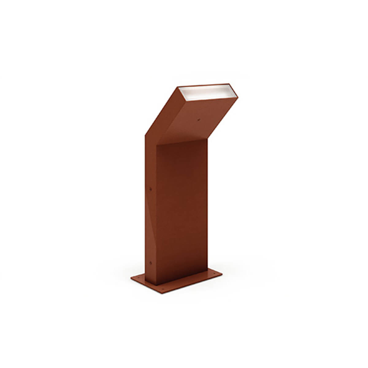 Artemide Outdoor Chilone LED Up Pollerleuchte, rostfarben