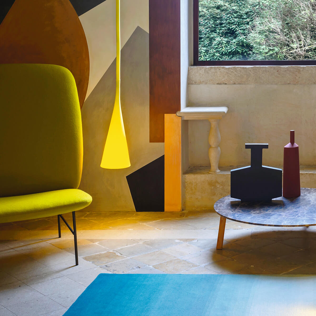 Foscarini Uto Tavolo / Sospensione, giallo (gelb)