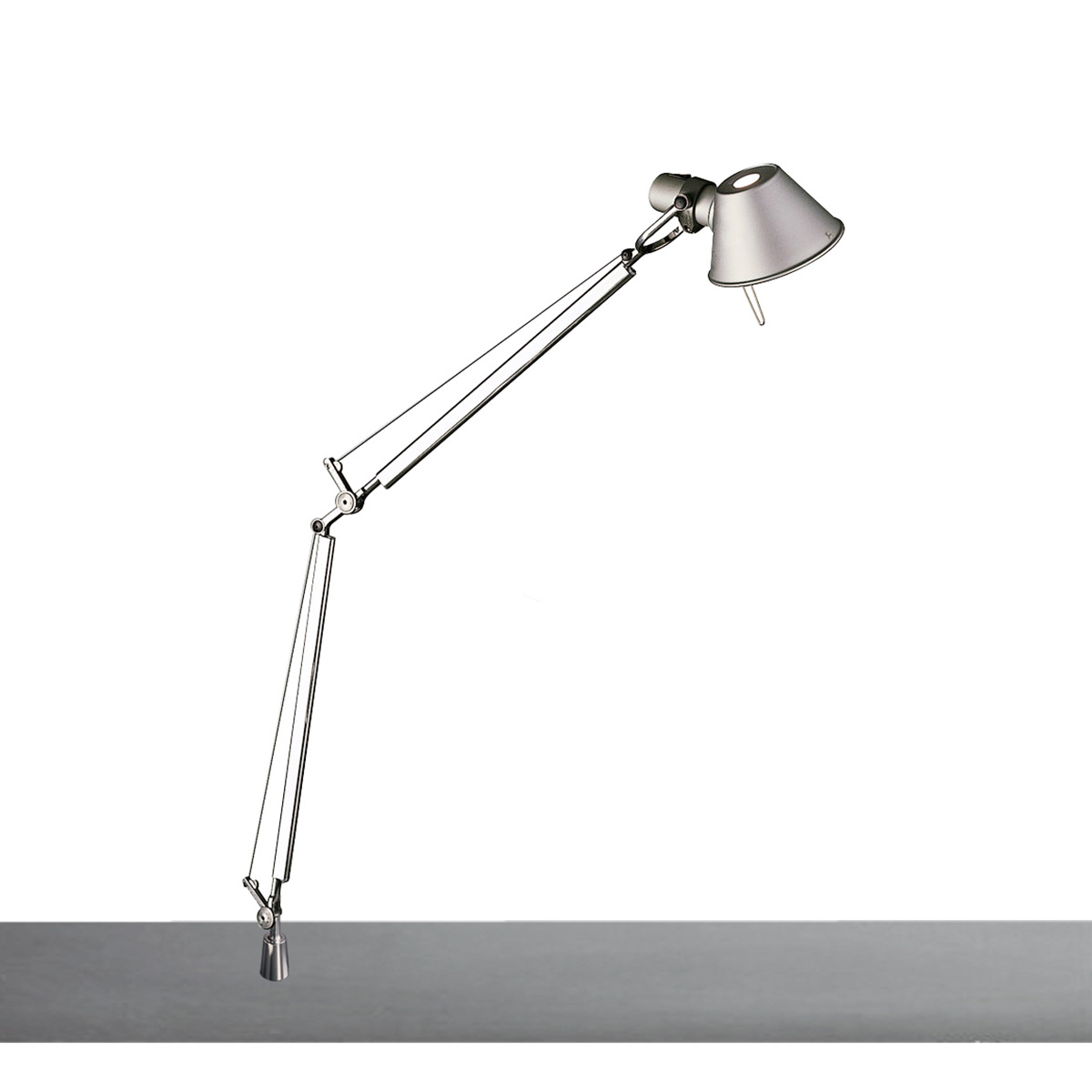 Artemide Tolomeo Tavolo mit Schraubbefestigung, Aluminium
