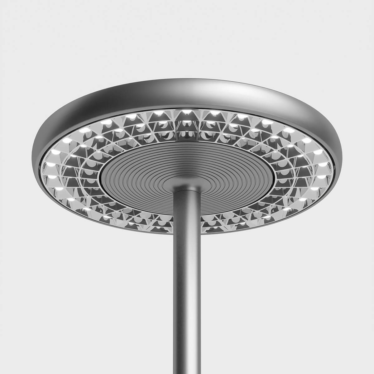 Structure: graphite, louvre: glossy chrome