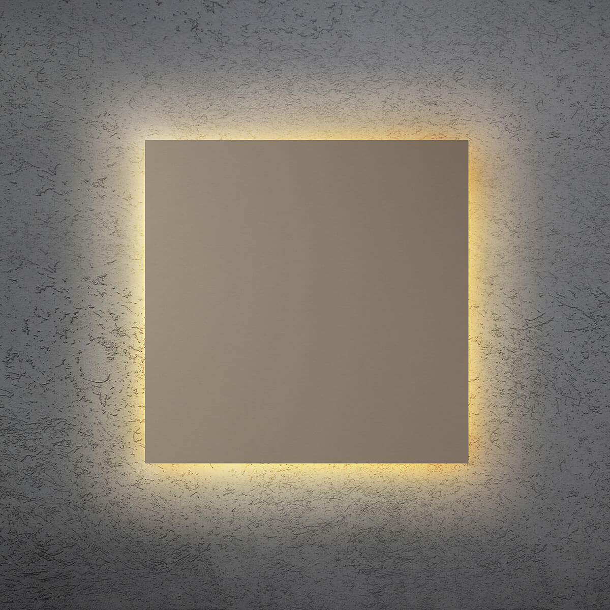 Escale Blade-Q LED Wand- / Deckenleuchte, 44 x 44 cm, mit Casambi-Modul, taupe eloxiert