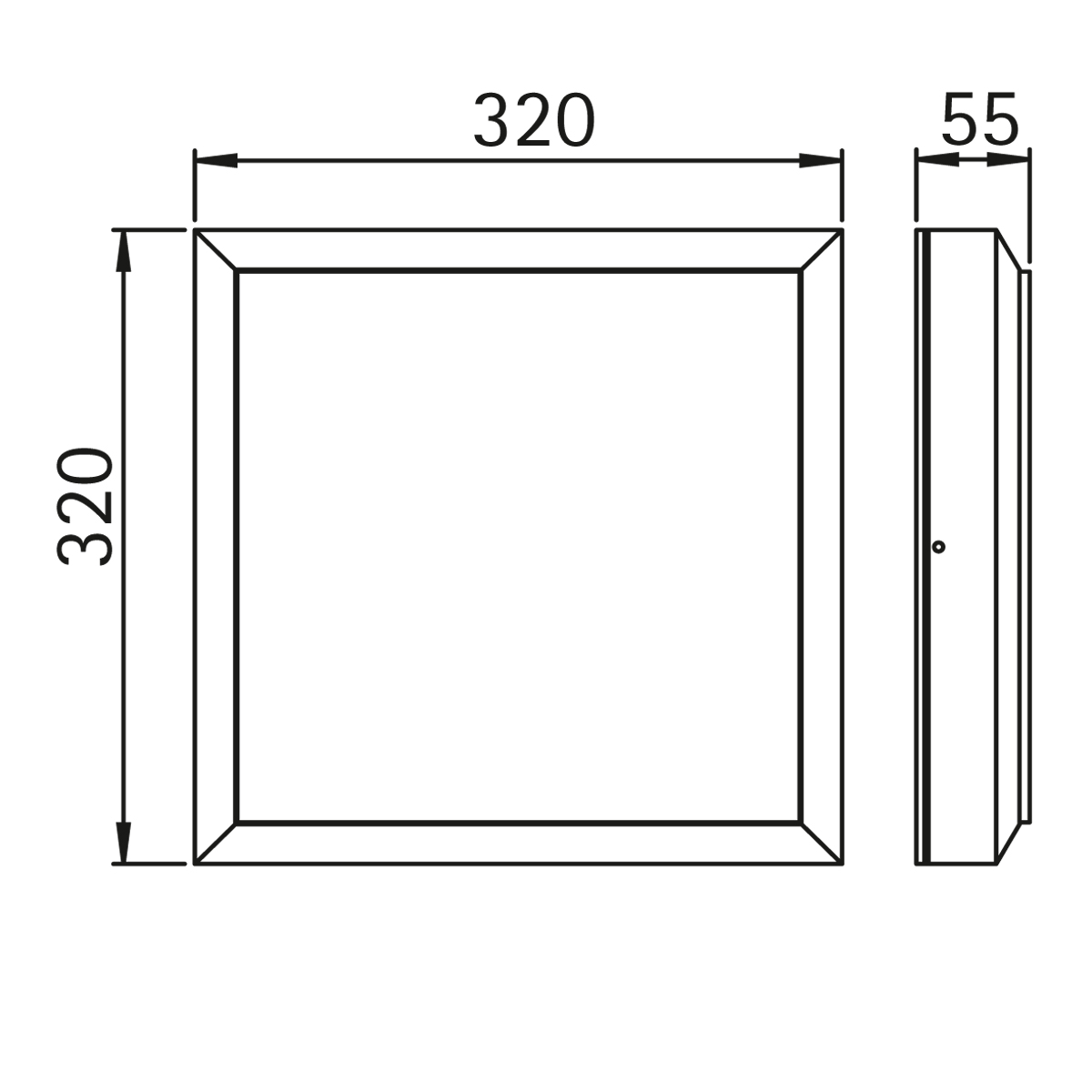 Albert Leuchten 6562 LED Wand- / Deckenleuchte