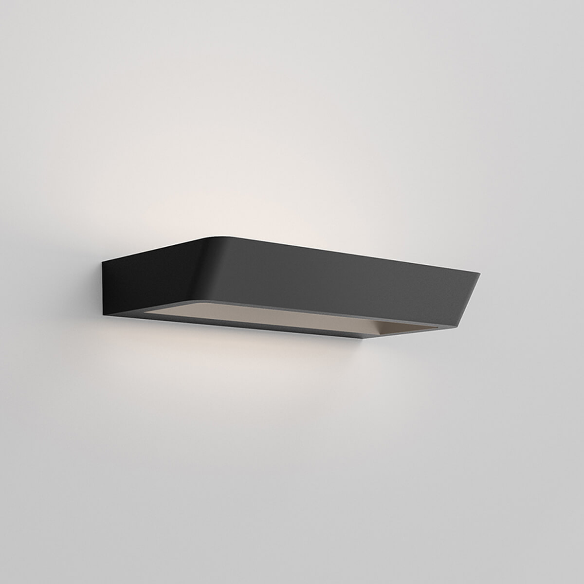 Rotaliana Belvedere W2 LED Wandleuchte On/Off, 3000 K, schwarz matt