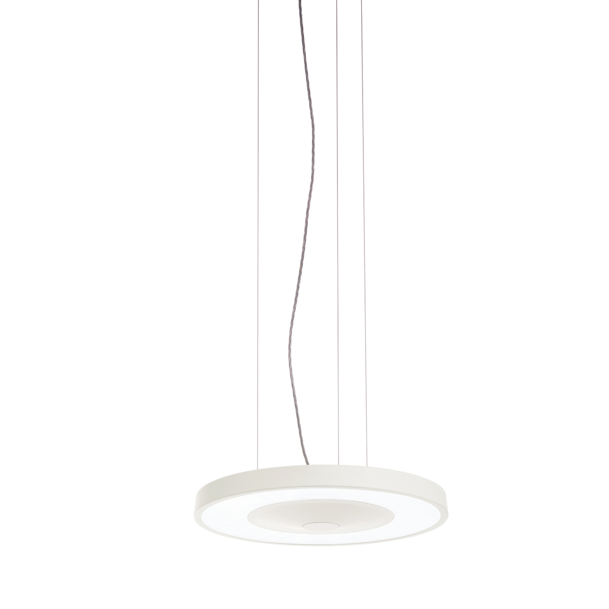 Belux Disk-30 LED Pendelleuchte, weiß