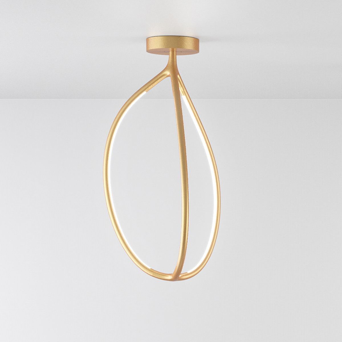 Artemide Arrival LED Soffitto, App-kompatibel, Höhe: 70,2 cm, Gold