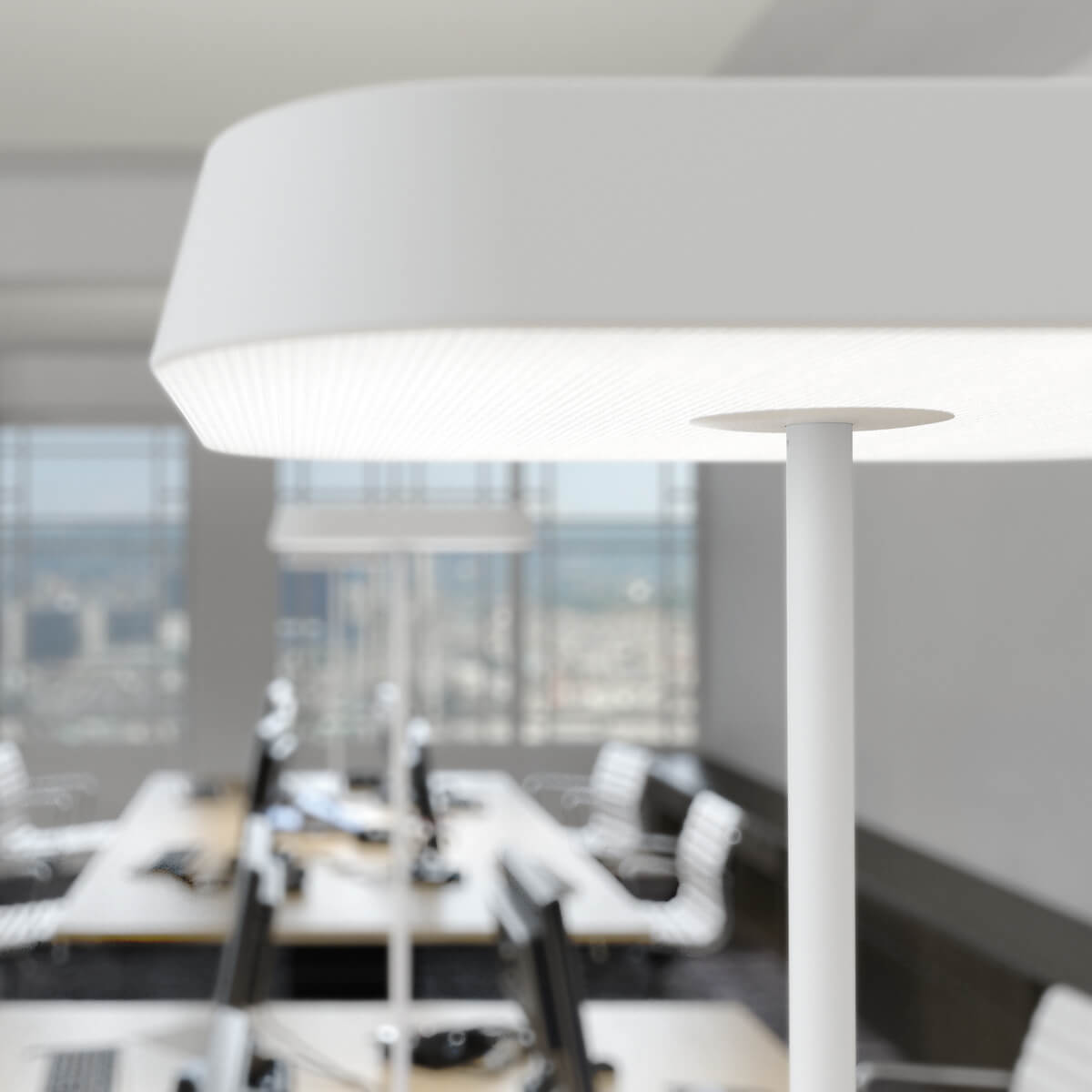Belux Koi-Q LED Stehleuchte, weiß