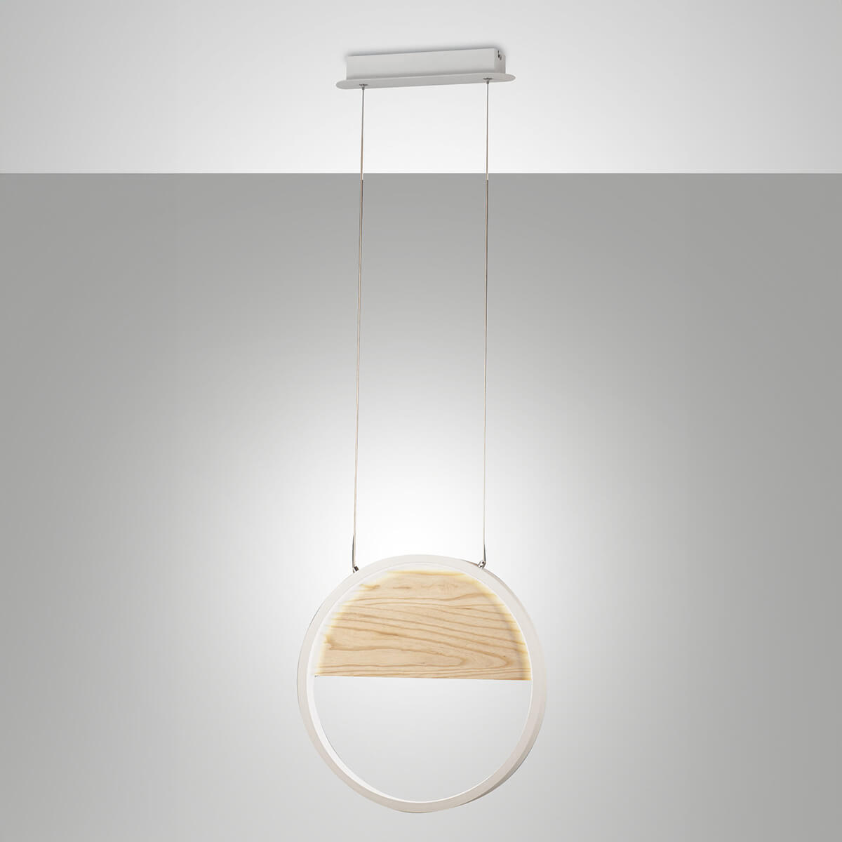Fabas Luce Pierre LED Pendelleuchte weiß