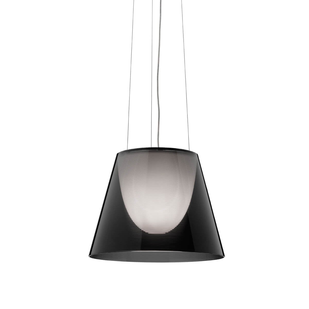 Flos KTribe S2 Pendelleuchte, fumée (eingeschaltet)
