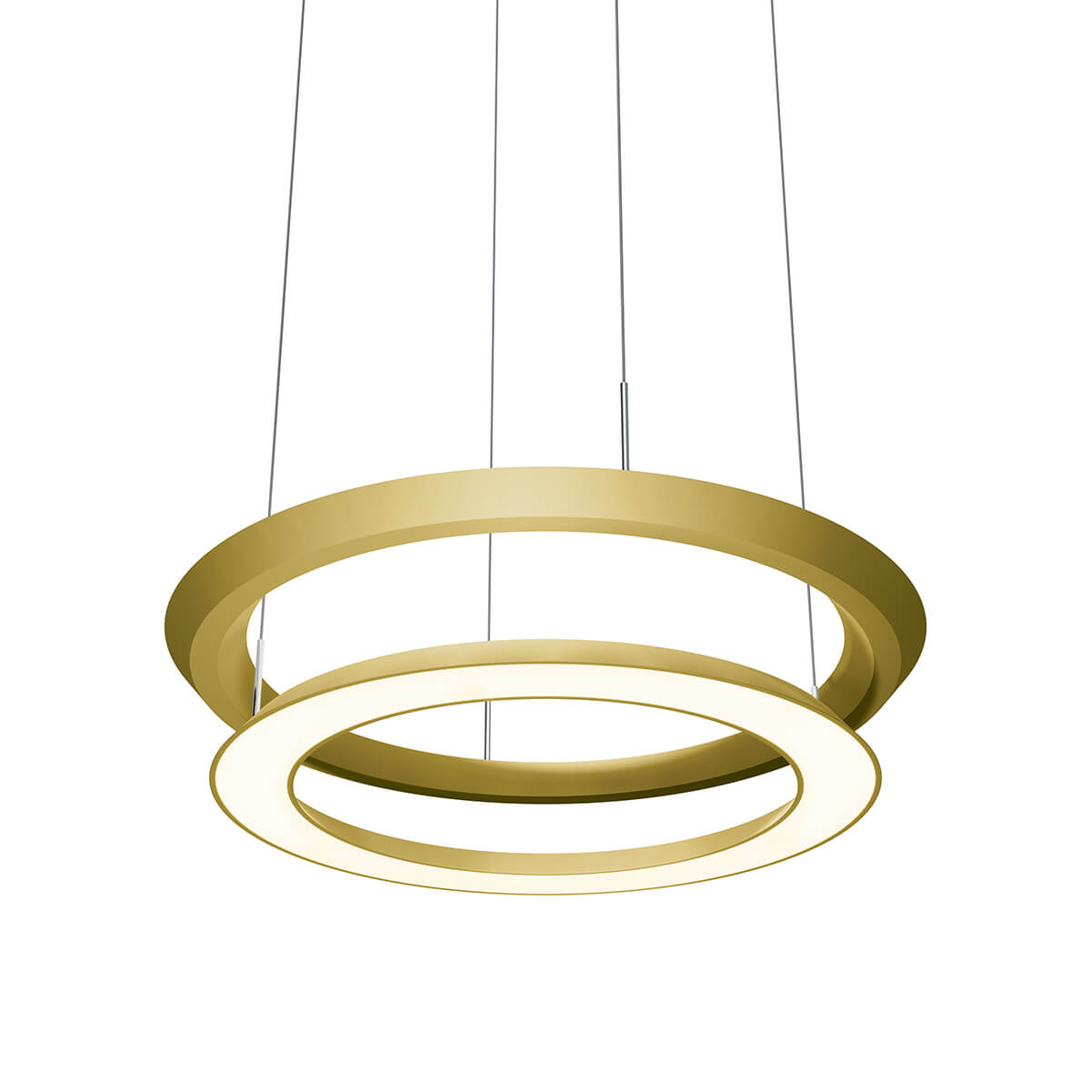 Oligo Yano LED Pendelleuchte, Bronze, Baldachin: weiß matt
