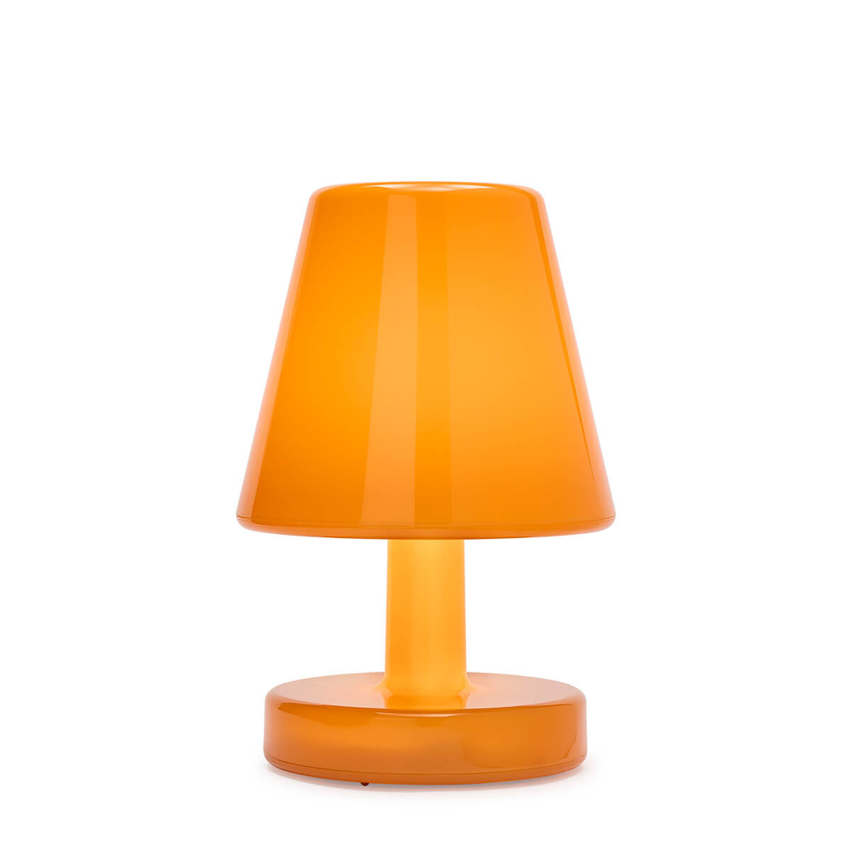 Fatboy Edison the Ambiance LED Akkuleuchte, Sunny Orange (eingeschaltet)