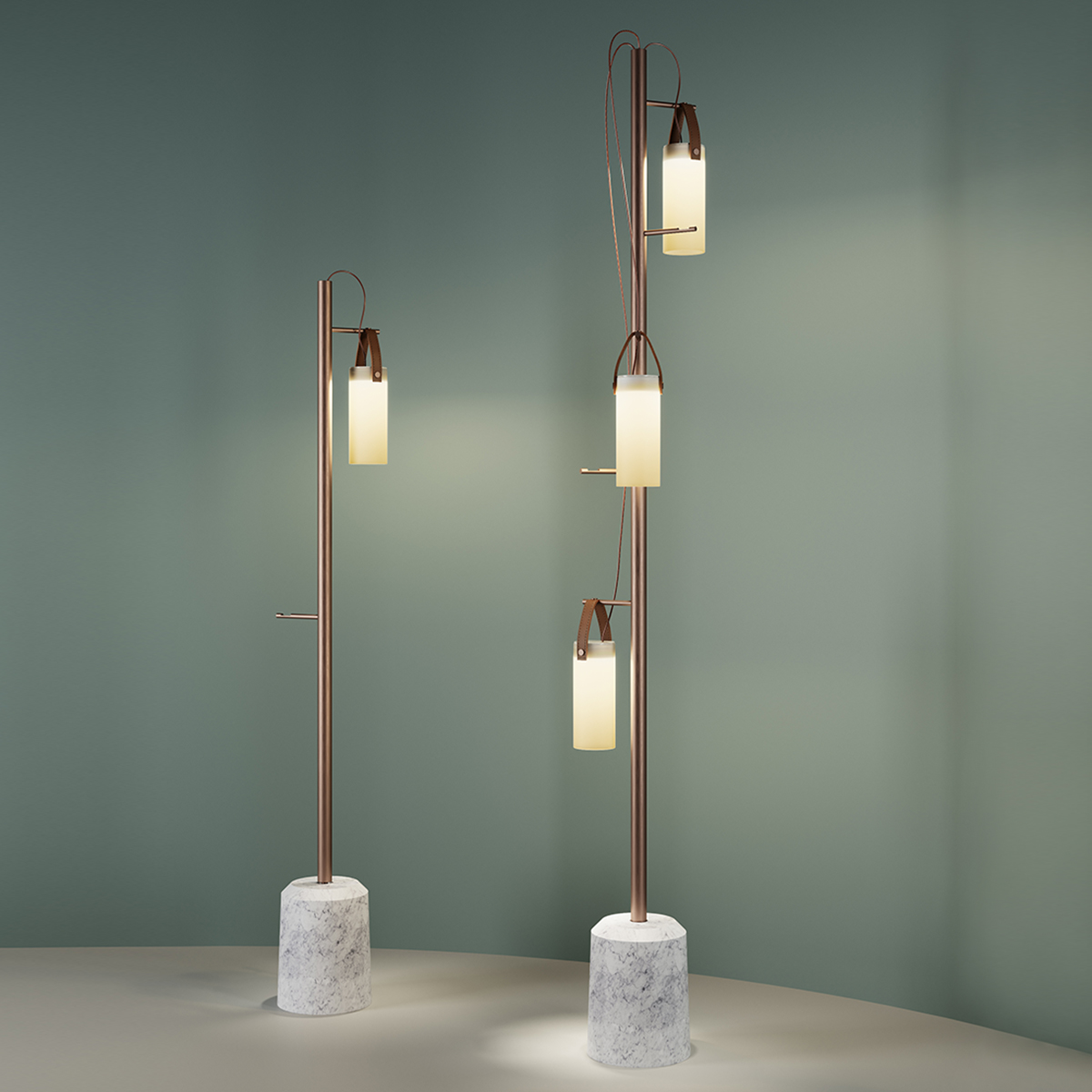 Fontana Arte Galerie LED Stehleuchte, alle Ausführungen