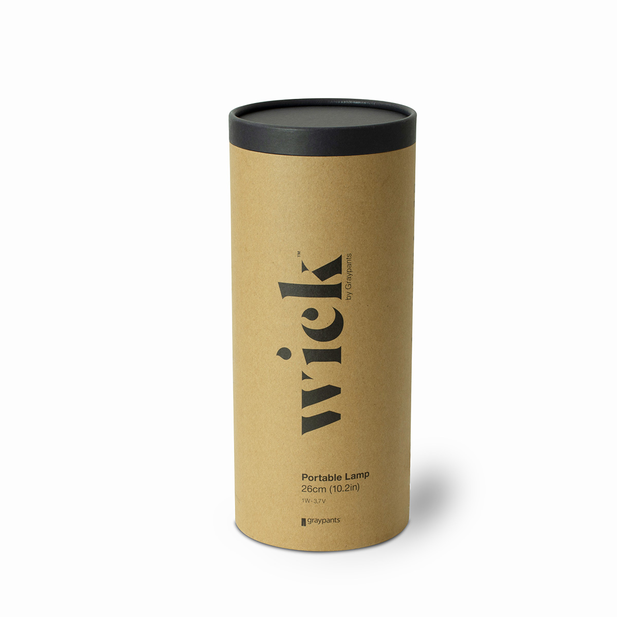 Graypants Wick LED Akkuleuchte, Verpackung
