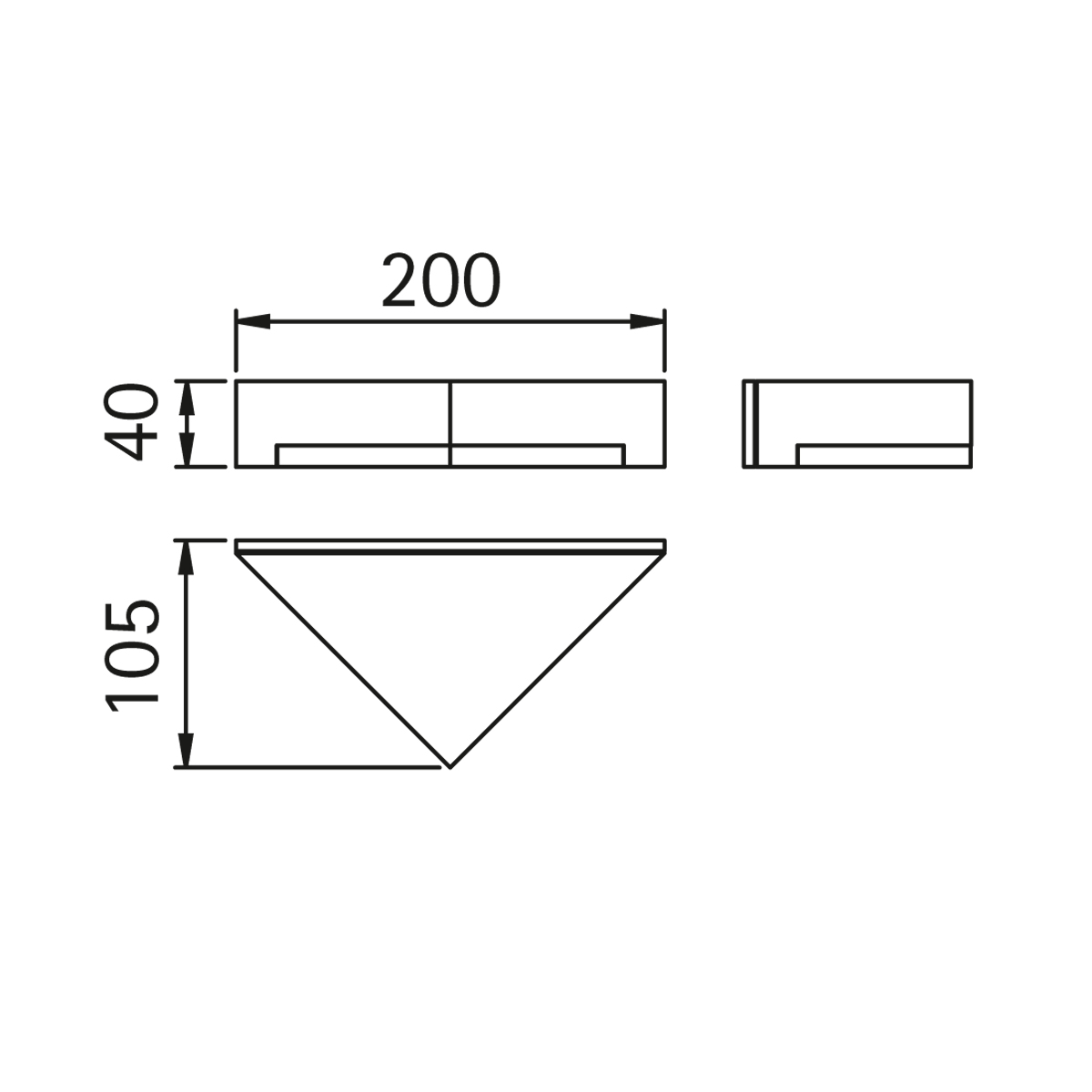 Albert Leuchten 0333 LED Außenwandleuchte