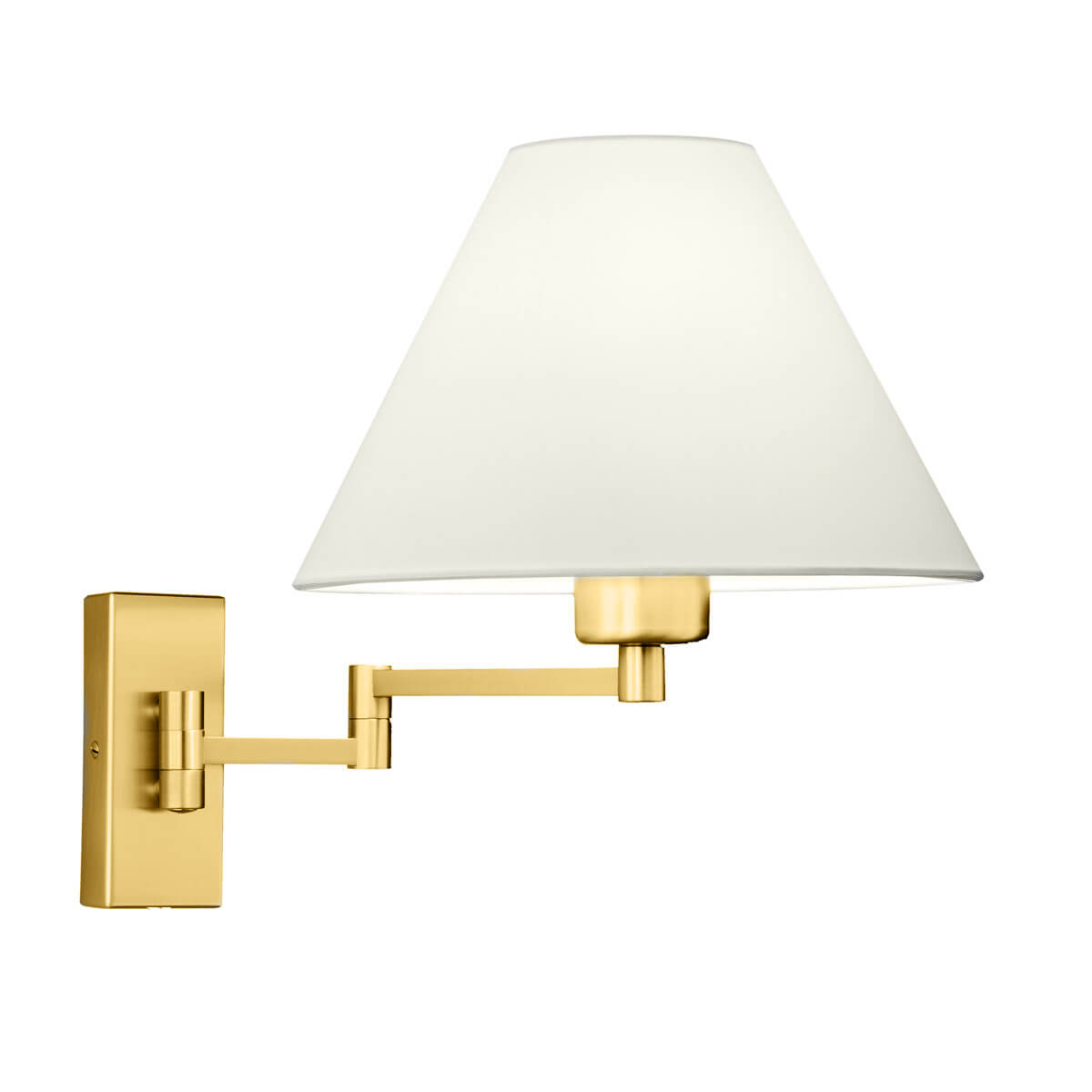 Knapstein Hedi-2 Wandleuchte, Messing poliert / matt