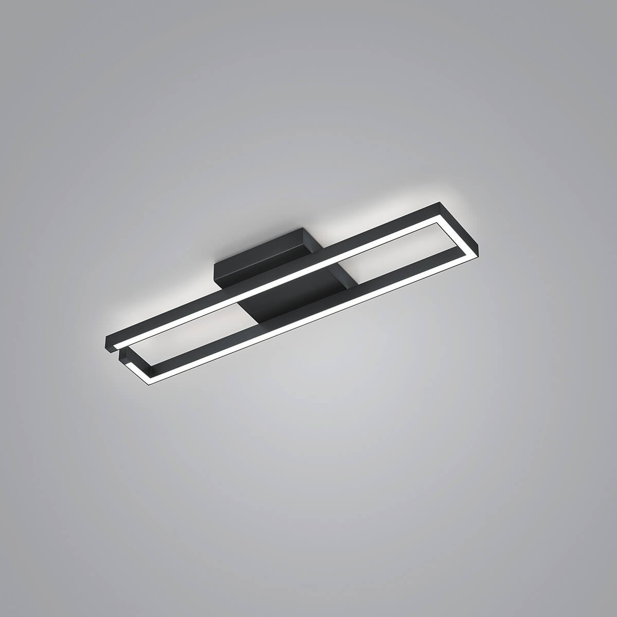 Knapstein Yoko-R LED Deckenleuchte, schwarz