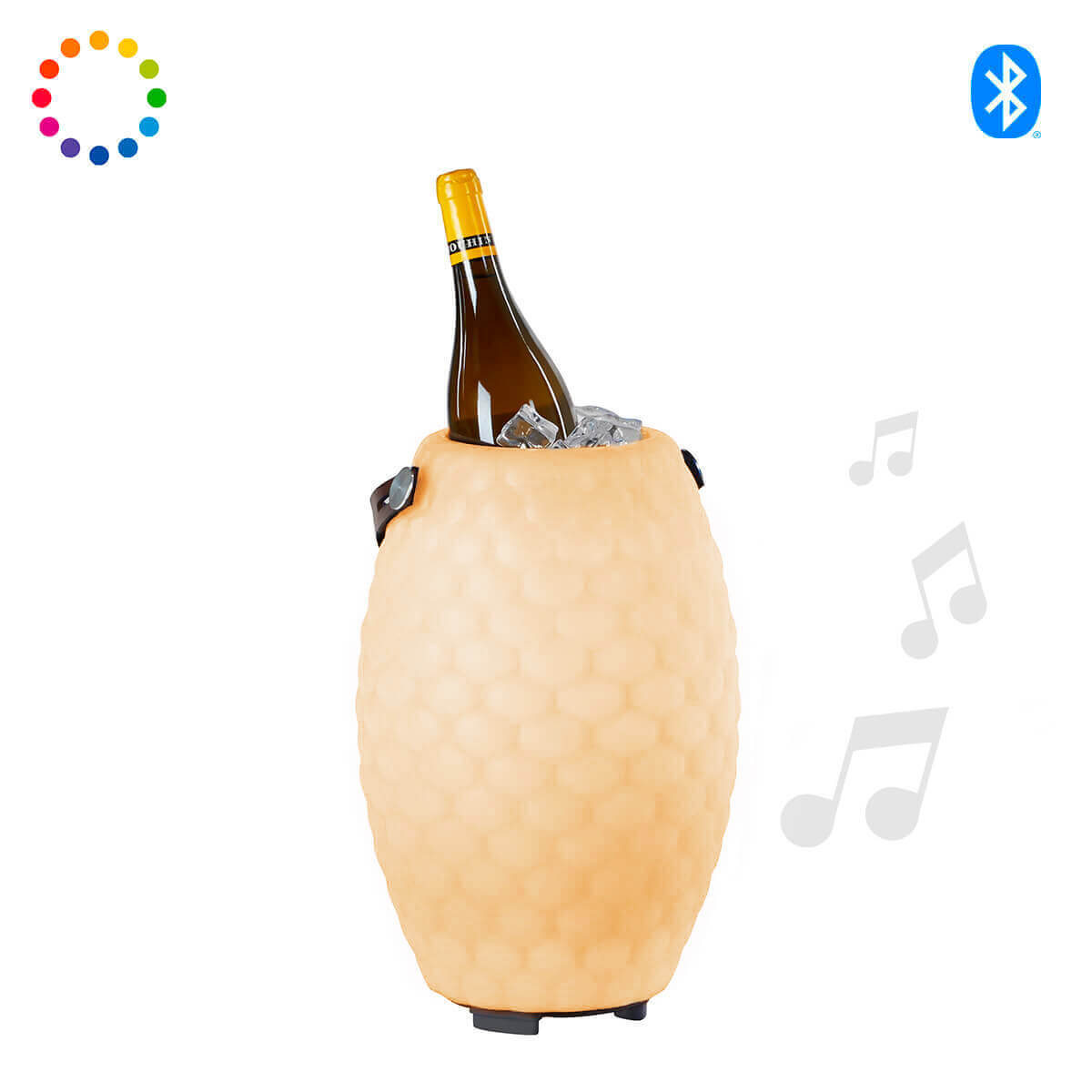 The Joouly Ltd. 35 LED Akkuleuchte, Bluetooth Lautsprecher & Weinkühler
