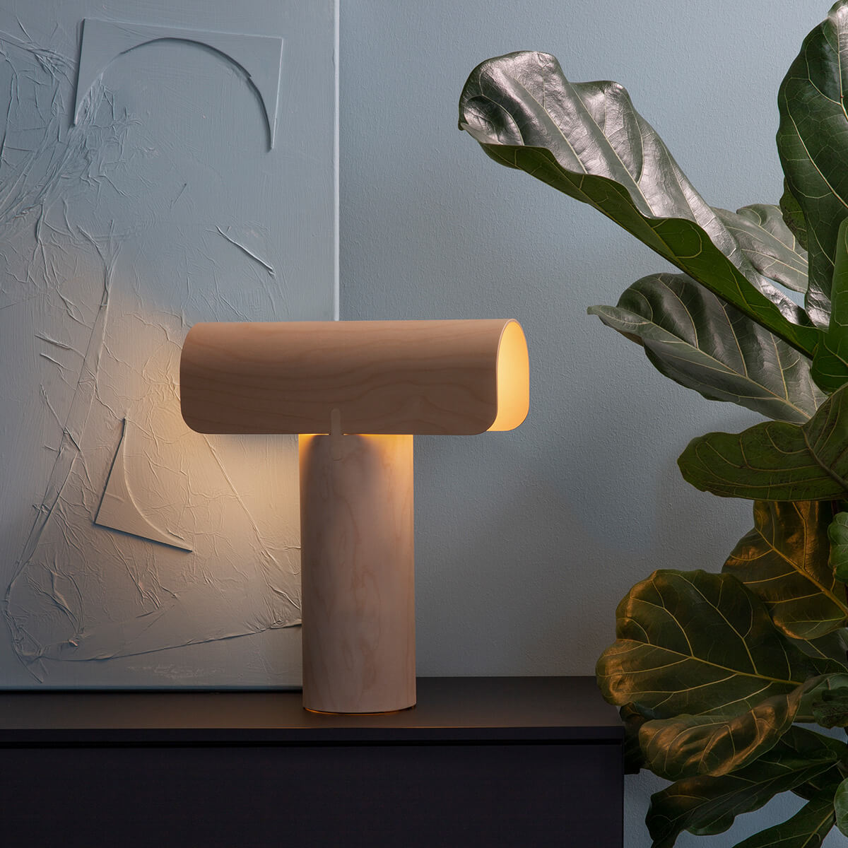 Secto Design Teelo 8020 Tischleuchte, Birke natur