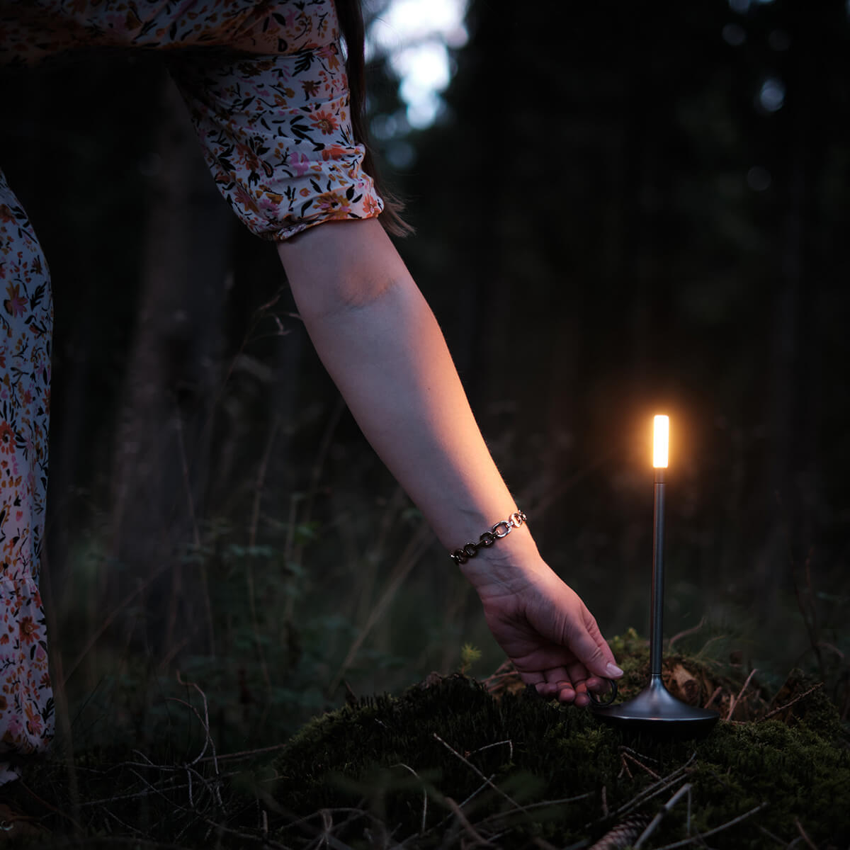 Graypants Wick LED Akkuleuchte, graphit