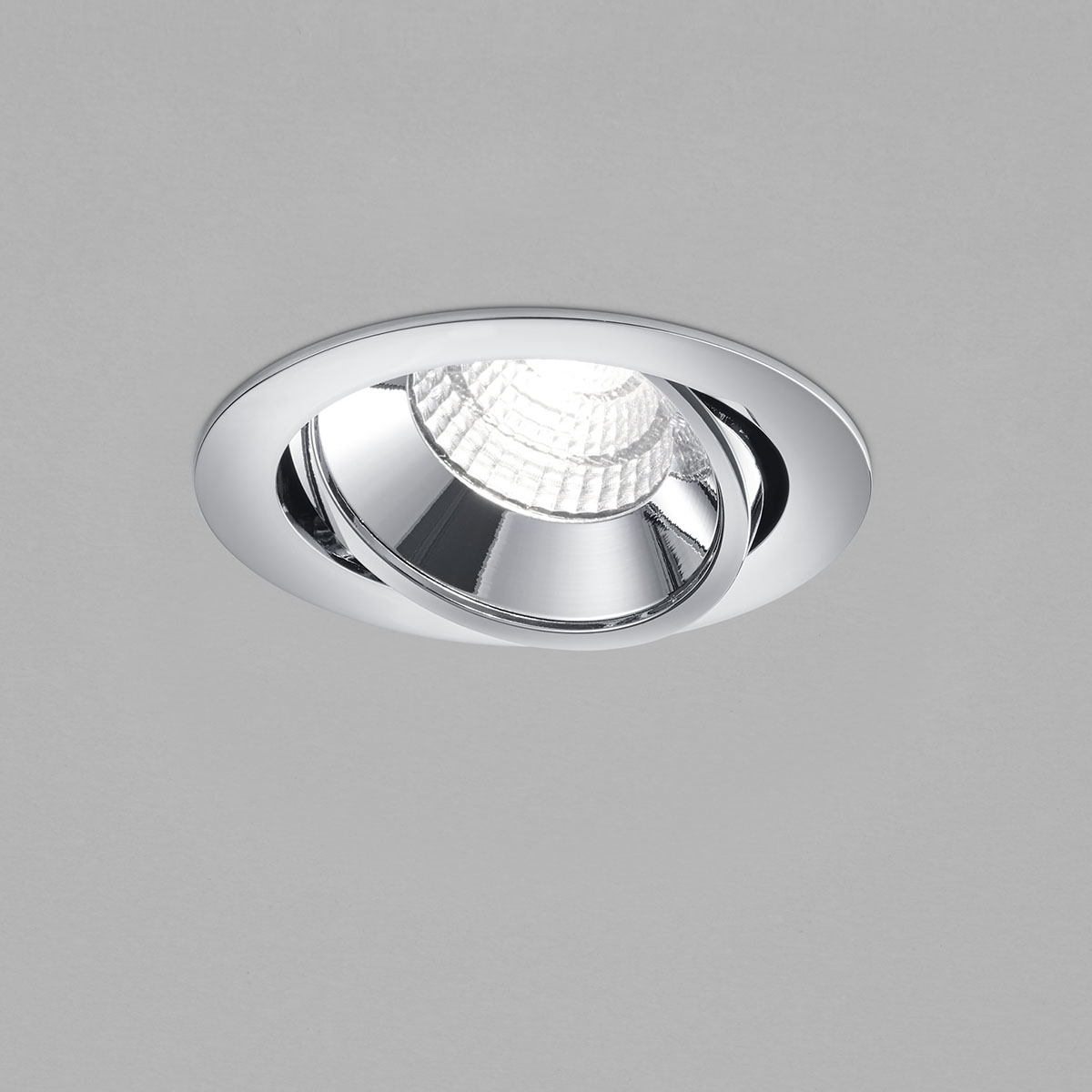 Helestra Sid LED Deckeneinbaustrahler mit Casambi-Modul, Chrom