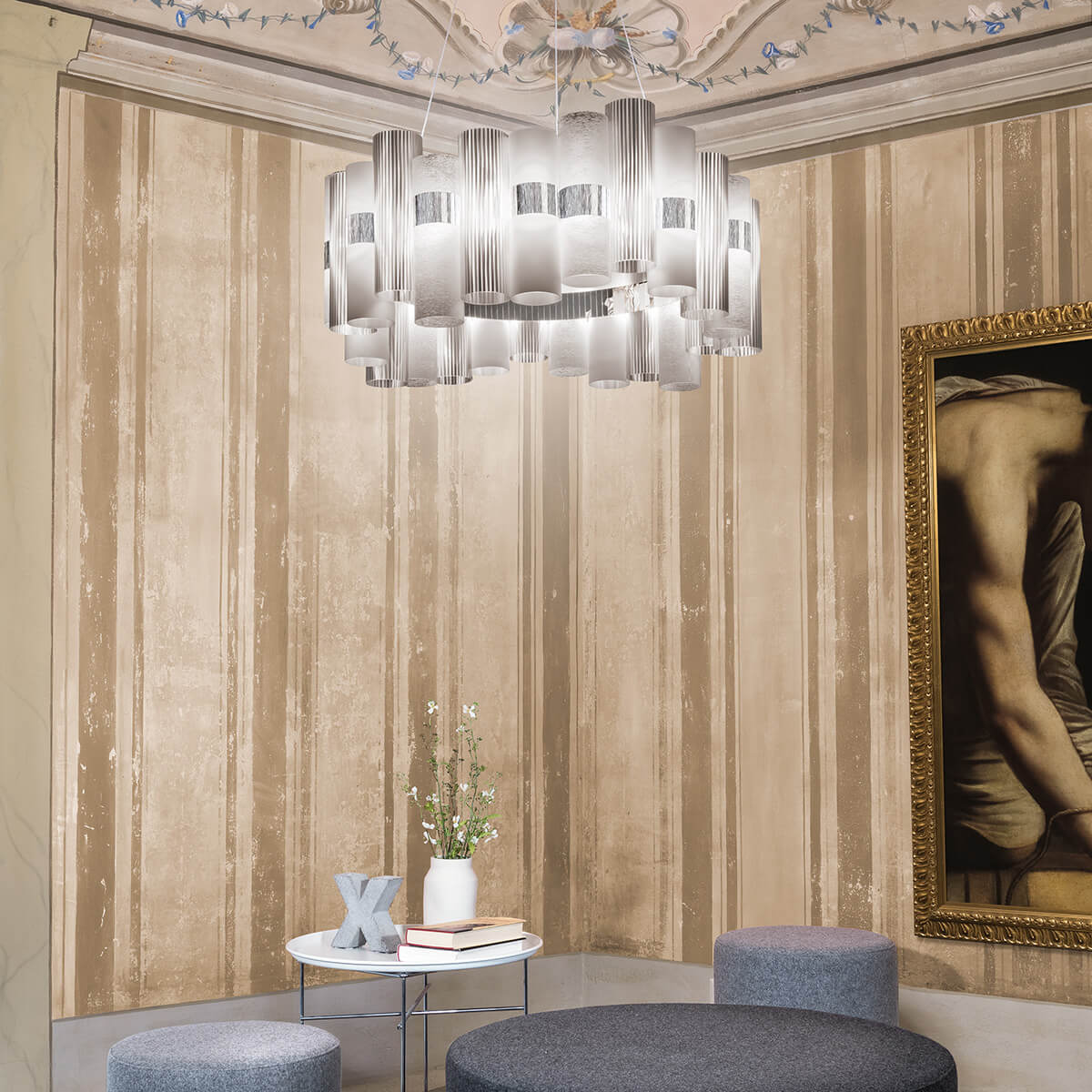 Slamp La Lollo LED Suspension Large, white (weiß)