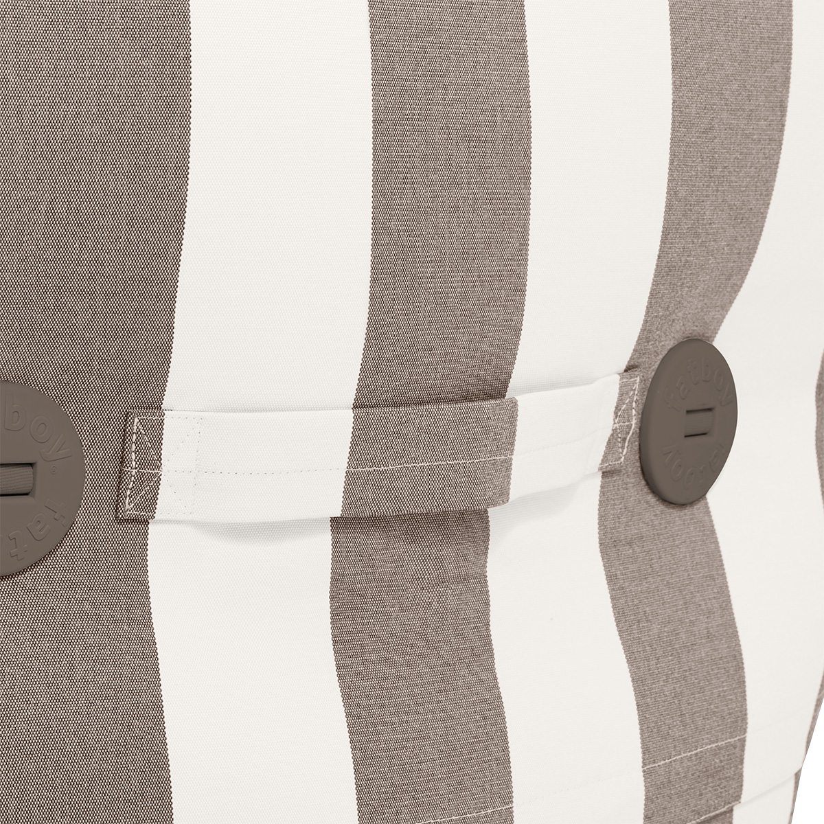 Fatboy The BonBaron Outdoor Sessel, Stripe Cacao (braun-weiß)