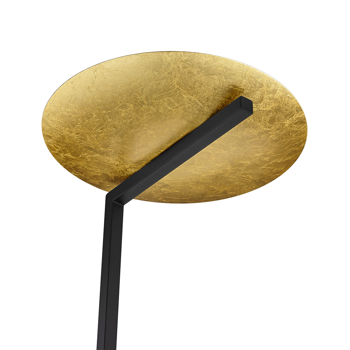 Luce Elevata by BANKAMP Pure Up LED Stehleuchte, Blattgoldoptik, Kopf