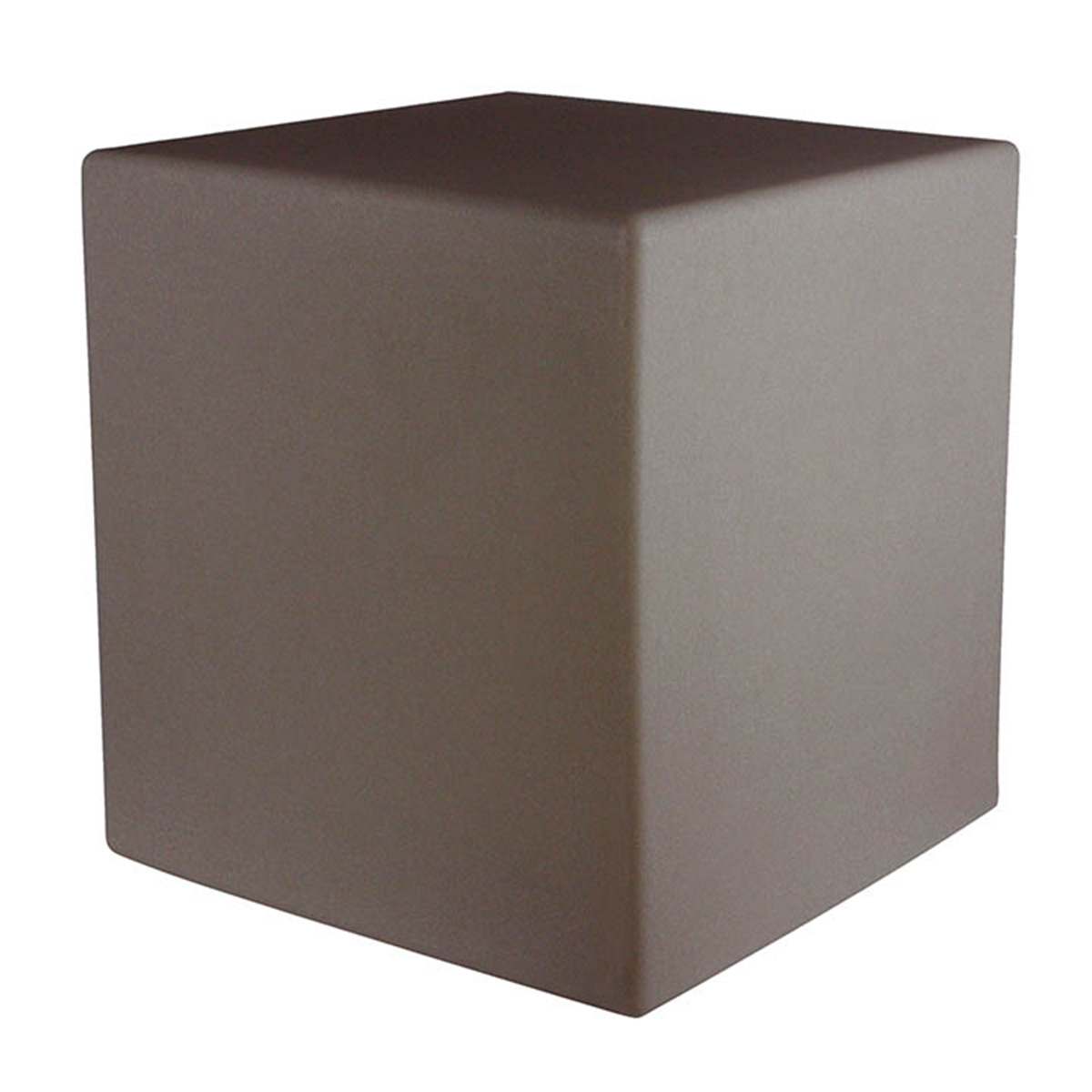 8 seasons design Shining Cube 43 LED Solardekoleuchte, taupe