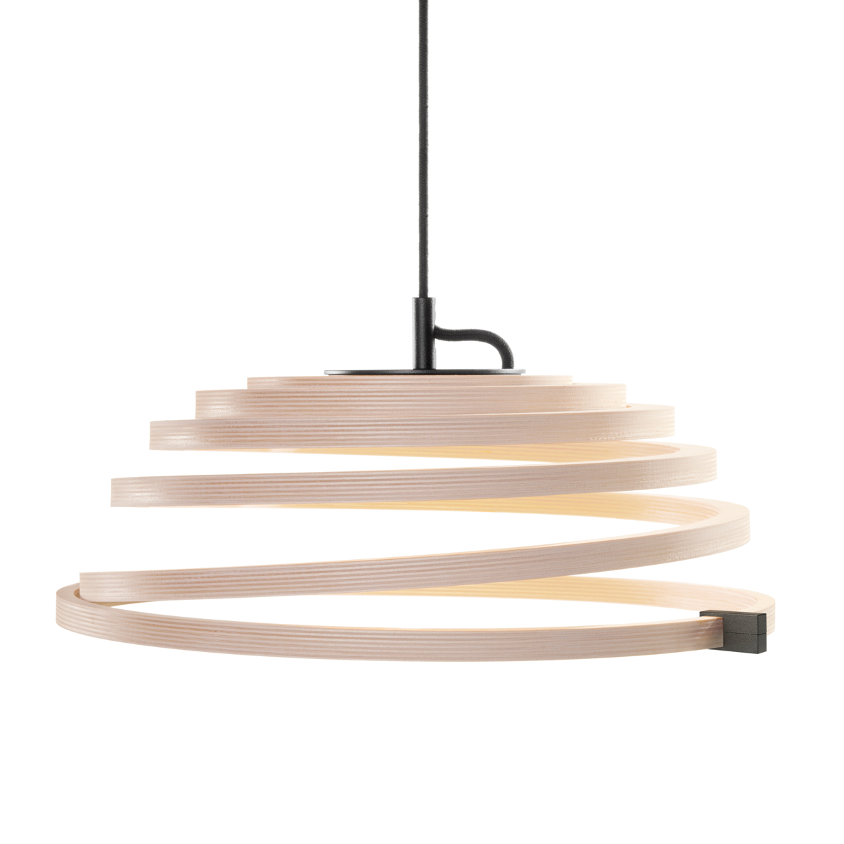 Secto Design Aspiro 8000 LED Pendelleuchte, Birke natur, Kabel: schwarz Aspiro 8000 LED Pendelleuchte, Einzelstück