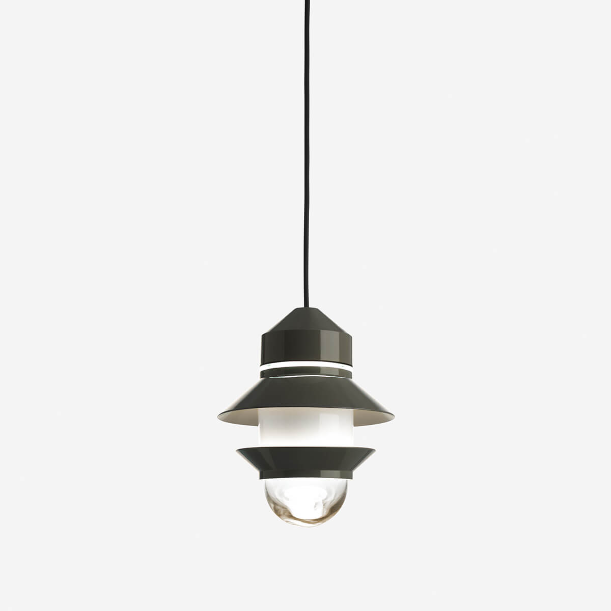 Marset Santorini Pendelleuchte, Schirme: grau