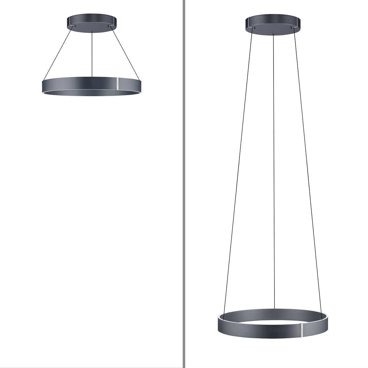 PURE E-Clipse LED Pendelleuchte mit e-LIFT und CCT