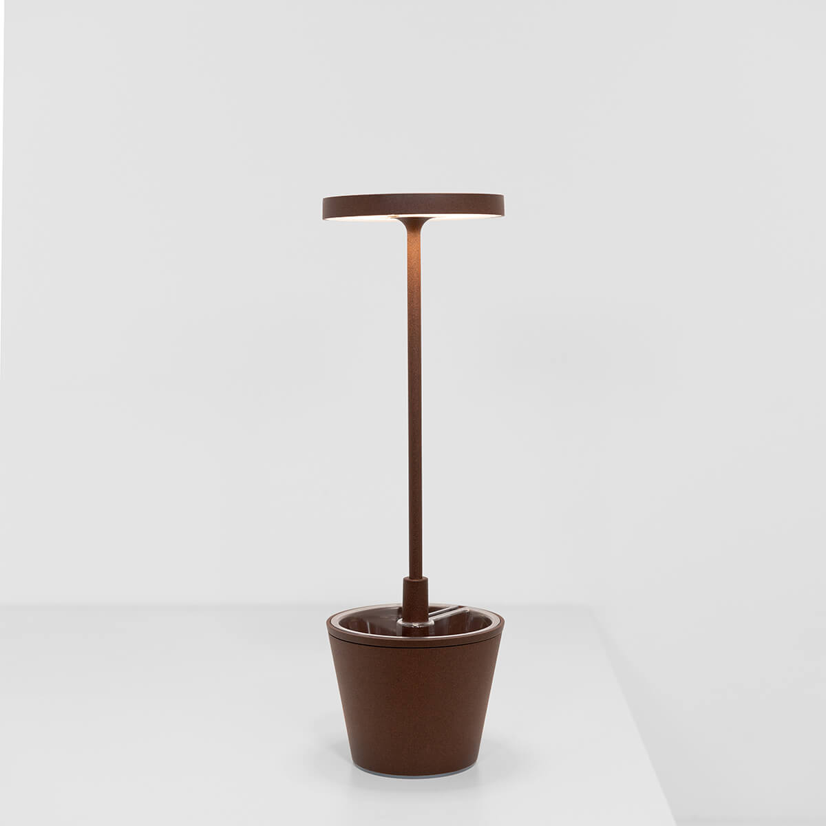 Zafferano AiLati Poldina Reverso Pro LED Akkuleuchte, Corten