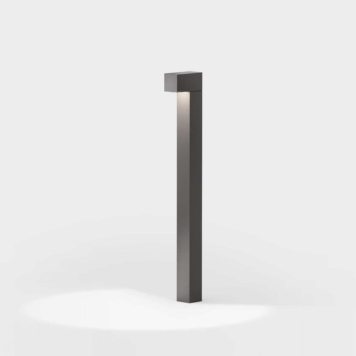 IP44.DE Como LED Pollerleuchte, cool brown (braun)