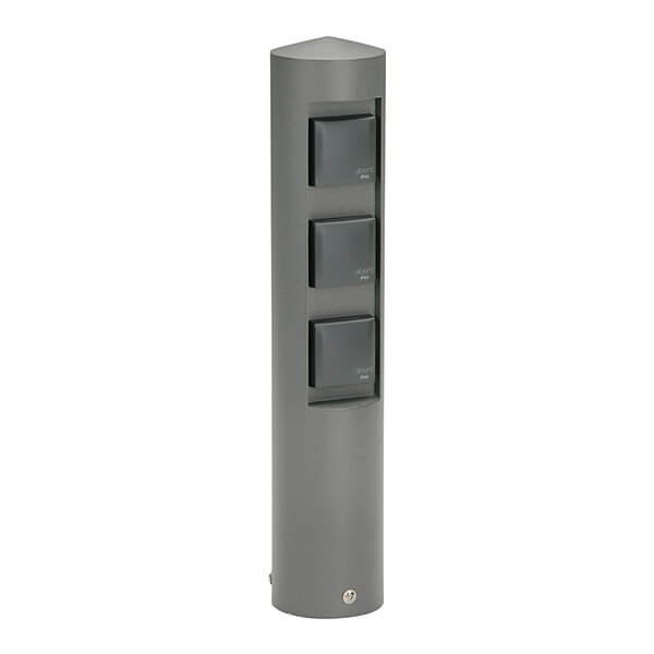 2102 Steckdosensäule, 3-fach